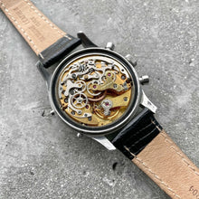 Load image into Gallery viewer, Vintage Wakmann 71.1309.70 Triple Date Chronograph Valjoux 72 C- Unpolished
