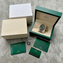 Load image into Gallery viewer, 2022 Rolex 41mm Datejust 126300 Jubilee Box/ Papers - Mint Green - November 2022
