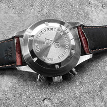 Load image into Gallery viewer, IWC Pilot Spitfire Fliegerchronograph Pilot 3706 Day Date Silver Dial
