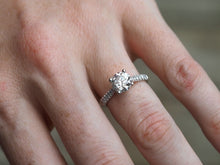 Load image into Gallery viewer, 1.52ct Natural Diamond Solitaire Engagement Ring 18k White Gold $31600 Appraisal
