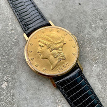 Load image into Gallery viewer, 1897 Double Eagle Ulysse Nardin $20 Mechanical Yellow Gold Watch
