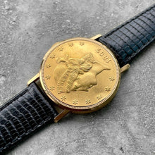 Load image into Gallery viewer, 1897 Double Eagle Ulysse Nardin $20 Mechanical Yellow Gold Watch
