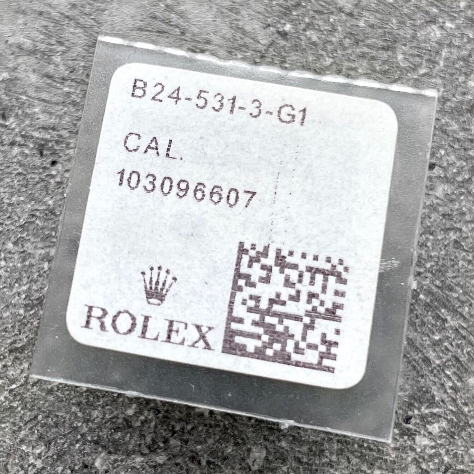 Genuine Factory Rolex Yellow Gold Crown B24 531 3 G1 - Brand New Sealed