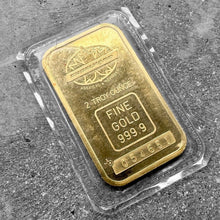 Load image into Gallery viewer, Vintage Engelhard Canada 2 oz Gold stuck Bar .9999 2oz - Sealed
