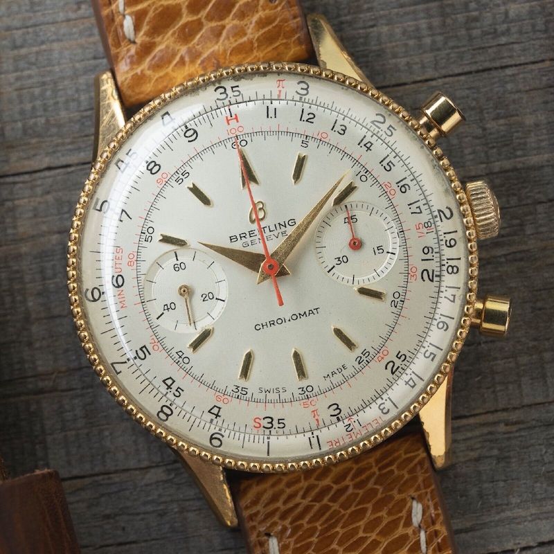 1960 Breitling Chronomat 808 - Gold Plated case - Stunning!