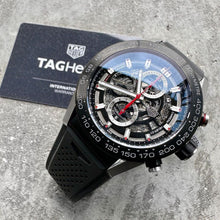 Load image into Gallery viewer, 45mm TAG Heuer Carrera Calibre Heuer 01 CAR2A1Z - Skeleton dial
