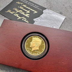 1964 - 2014 W Kennedy Half Dollar Proof Gold - Box + COA
