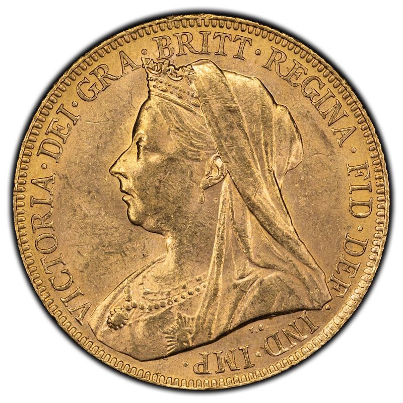 1901 P Australia Sovereign Gold Coin - Minted in Perth