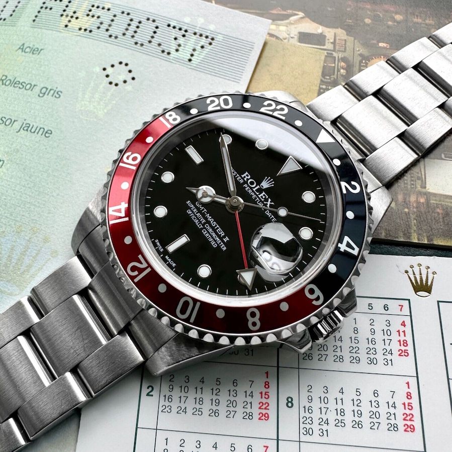 2004 Rolex GMT Master 16710 Coke - Box Papers + Receipt - Unpolished Razor Sharp