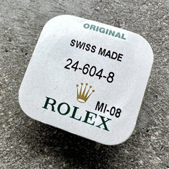 Genuine Factory Rolex Yellow Gold Twinlock Crown 24 604 8 - Sealed