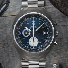 1976 Omega Speedmaster Mark III 176.002 Serviced Cal 1040 Automatic– Blue Dial
