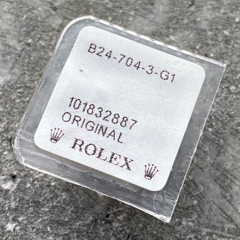 Genuine Factory Rolex Yellow Gold Triplock Crown B24 704 3 G1 - 116523 - Sealed