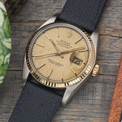 Rolex Mens 16013 Two Tone Datejust - Linen Dial