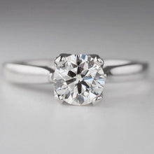Load image into Gallery viewer, GIA 1.16 ct Natural Diamond Solitaire Engagement Ring 14k White Gold $18,500
