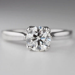 GIA 1.16 ct Natural Diamond Solitaire Engagement Ring 14k White Gold $18,500