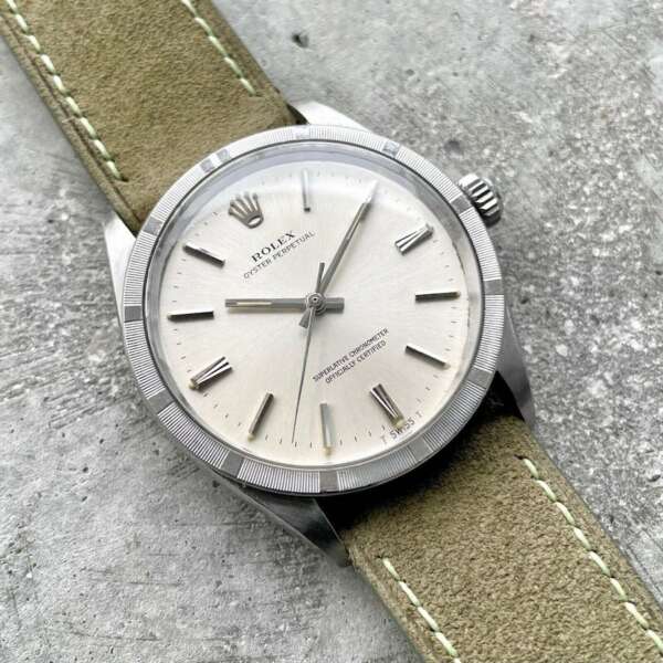 1968 Rolex 34mm Date 1007 Stainless Steel Oyster Perpetual Automatic