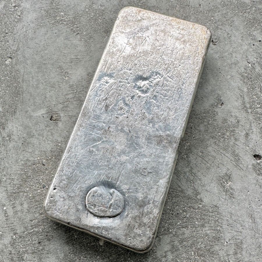 Johnson Matthey Mallory 1 Kilo .999 Silver Poured Bar 32.15 oz