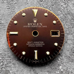 Original Rolex GMT Master Nipple Dial 16758 16853 - Tropical Chocolate Brown