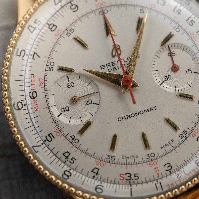 1960 Breitling Chronomat 808 - Gold Plated case - Stunning!