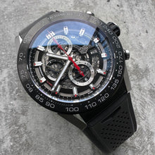 Load image into Gallery viewer, 45mm TAG Heuer Carrera Calibre Heuer 01 CAR2A1Z - Skeleton dial
