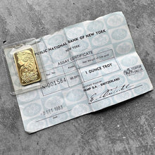 Load image into Gallery viewer, 1983 Pamp Suisse Republic National Bank New York 1 oz Gold Bar .9999 1oz
