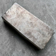 Load image into Gallery viewer, Vintage 50 oz .999 Silver Engelhard Poured bar - Nice pour lines
