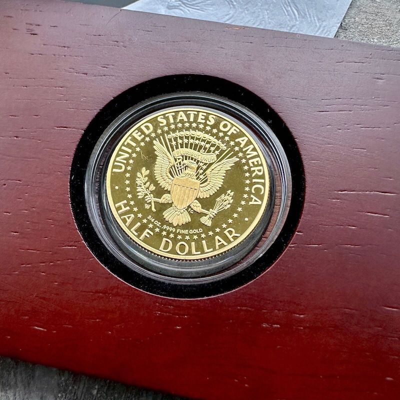 1964 - 2014 W Kennedy Half Dollar Proof Gold - Box + COA