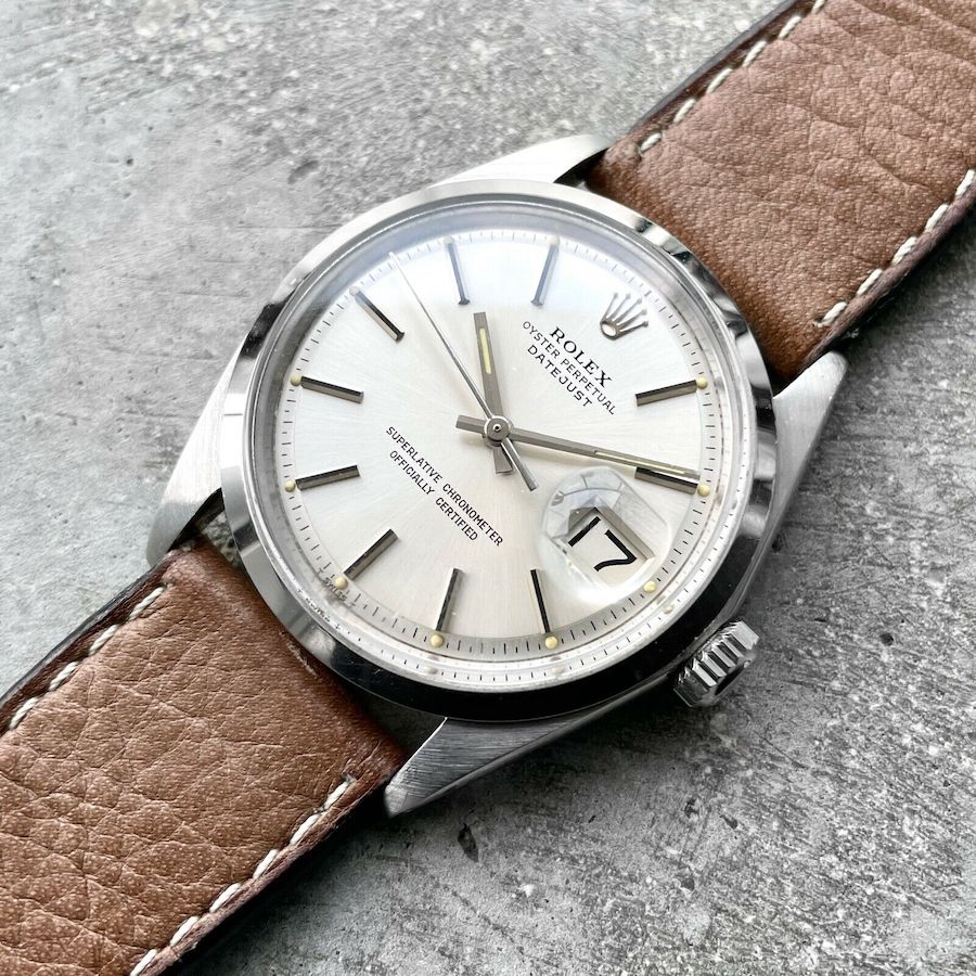 1969 Rolex 36mm Datejust 1600 Stainless Steel - Attractive