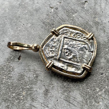 Load image into Gallery viewer, 1622 Atocha Sunken Treasure coin in bezel with Certificate
