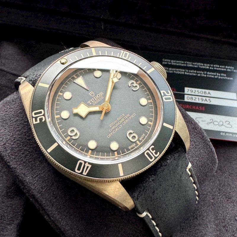 2023 Tudor Heritage Black Bay Bronze 79250BA – Box and Papers