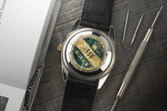 1980 Rolex 1550 Date 18K fluted bezel - Gold Plated case - Unpolished