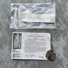 Load image into Gallery viewer, 1622 Atocha Sunken Treasure coin in bezel with Certificate
