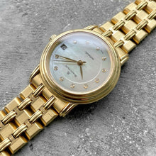 Load image into Gallery viewer, Ladies Blancpain Villeret Automatic 18K Yellow Gold Mother of Pearl Diamond Dial
