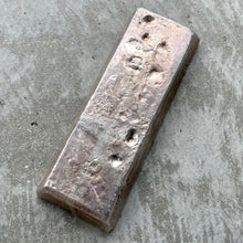 Load image into Gallery viewer, Vintage Johnson Matthey London 100 oz .999 Silver Poured Bar - Pretty Toning
