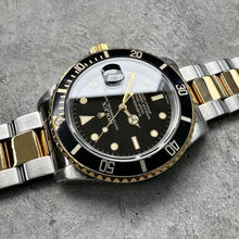 Load image into Gallery viewer, 1990 Rolex Submariner Two Tone Gold and Stainless 16613 black Dial - Serviced
