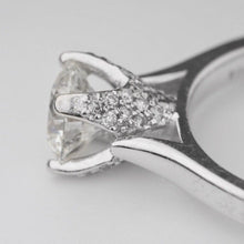 Load image into Gallery viewer, GIA 1.16 ct Natural Diamond Solitaire Engagement Ring 14k White Gold $18,500
