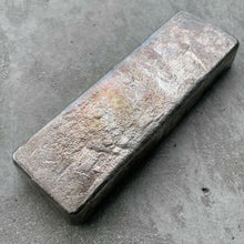 Load image into Gallery viewer, Vintage Johnson Matthey 50 oz .999 Silver Poured Bar TD Bank - Pretty Pour Lines
