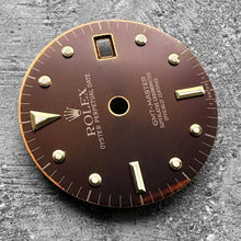 Load image into Gallery viewer, Original Rolex GMT Master Nipple Dial 16758 16853 - Tropical Chocolate Brown
