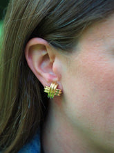 Load image into Gallery viewer, Vintage Tiffany &amp; Co. solid 18K yellow gold X signature earrings - Large
