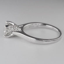 Load image into Gallery viewer, GIA 1.16 ct Natural Diamond Solitaire Engagement Ring 14k White Gold $18,500
