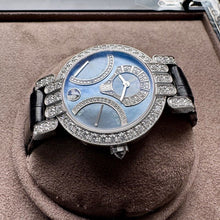 Load image into Gallery viewer, Harry Winston Premier Excenter Retrogrades Automatic Diamond Blue Dial

