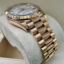 Load image into Gallery viewer, 2019 Rolex Rose Gold 40mm President Day Date. White Dial 228235 - Box and Papers
