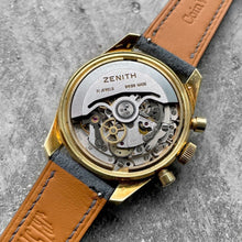 Load image into Gallery viewer, Vintage Zenith El Primero G381 18k Yellow Gold Mens - Unpolished
