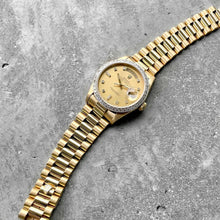 Load image into Gallery viewer, 1987 Rolex 36mm President 18038 - Diamond Dial and Bezel
