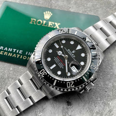 March 2022 Rolex Seadweller 126600 Stainless Steel Red Writing - Box and Papers