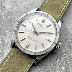 1968 Rolex 34mm Date 1007 Stainless Steel Oyster Perpetual Automatic