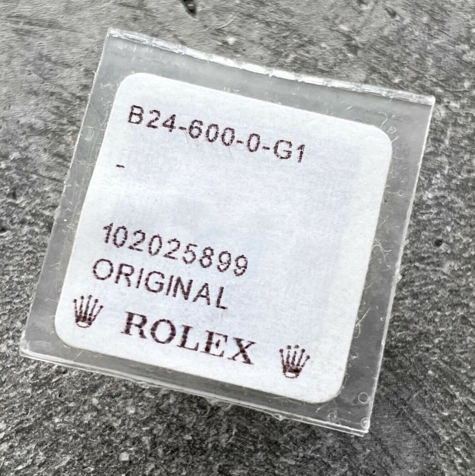 Genuine Rolex Stainless Crown B24-600-0-G1 - Brand New Factory Sealed