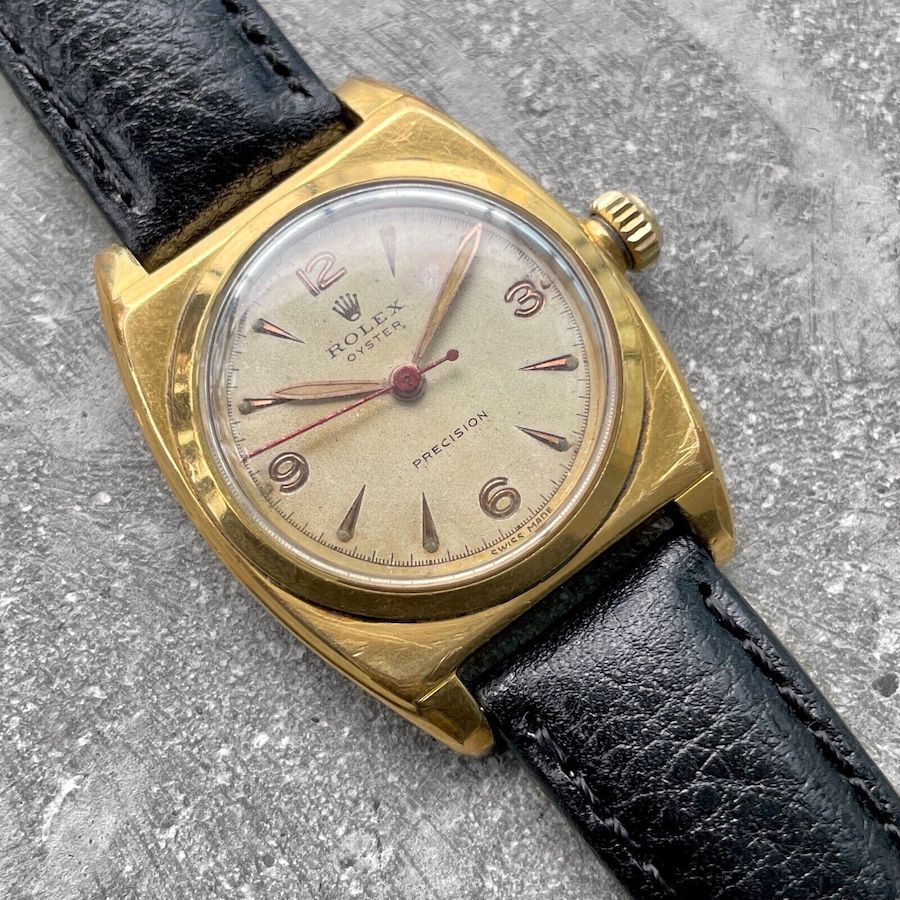 1946 Rolex Oyster Precision 3116 Gold Capped - Tropical Patina