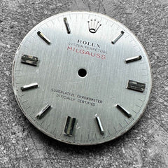 Rolex 1019 Milgauss Silver Singer Brevets Dial