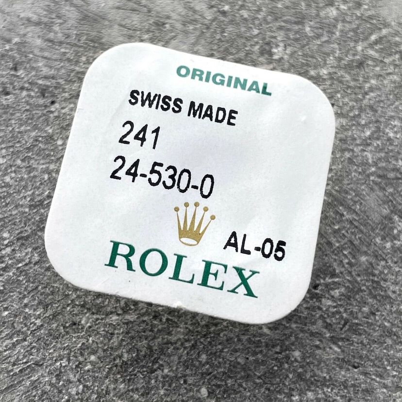 Genuine Rolex Stainless Crown 24-530-0 - Brand New Factory Sealed